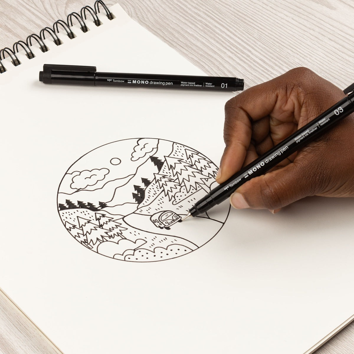 Tombow Illustration 9 Pc Set