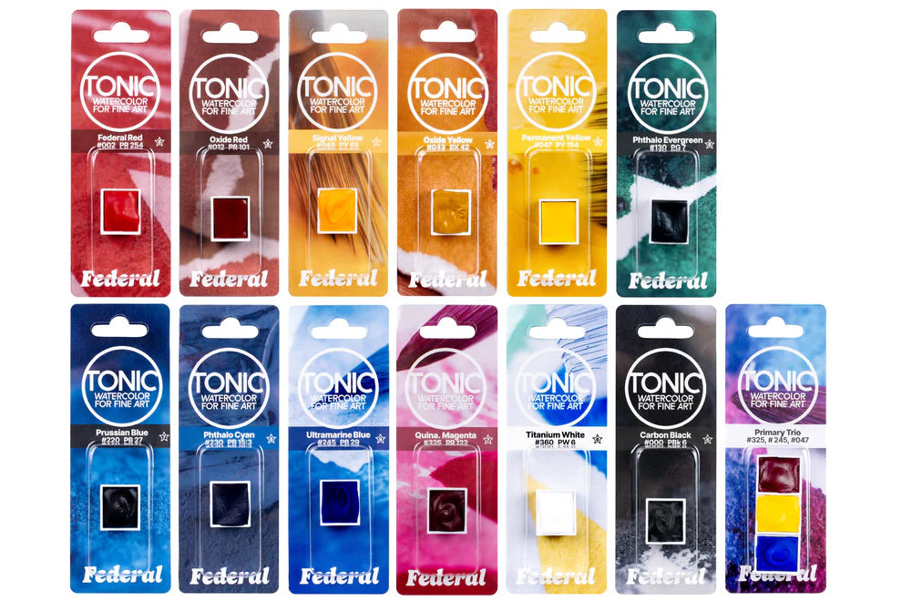 Tonic Watercolor Half Pans